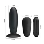 Analni vibrirajući dildo 11cm DEBRA01365