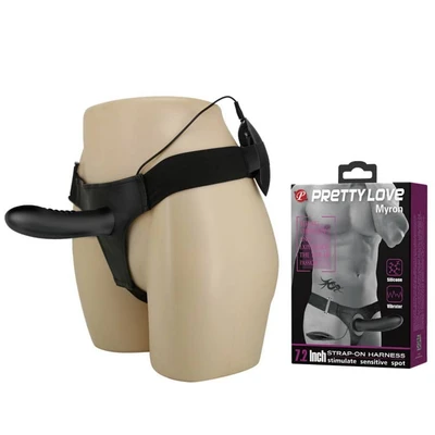 Crni vibro strap on DEBRA01073