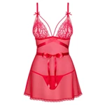 Crvena providna spavaćica L/XL veličine OBSES01409