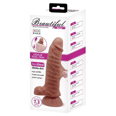 Dildo sa rastegljvom kožicom 18cm DEBRA01468