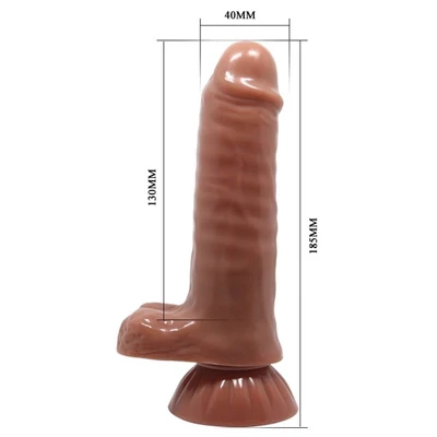 Dildo sa rastegljvom kožicom 18cm DEBRA01468