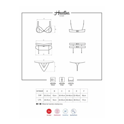 Moćni crvenski čipkasti sexy veš S/M veličine OBSES00681