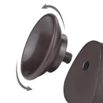 Realistični crni dildo sa pomerivom kožicom 24cm LVTOY00749