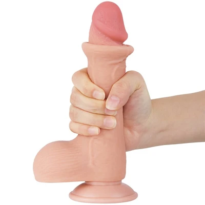 Realistični penis dildo u boji kože 19cm LVTOY00720