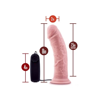 Vibro dildo 20cm BLUSH01248