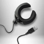 Zakrivljeni vibrirajući masturbator ROCKS00408