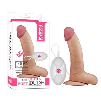 Zakrivljeni vibro dildo 22cm LVTOY00374